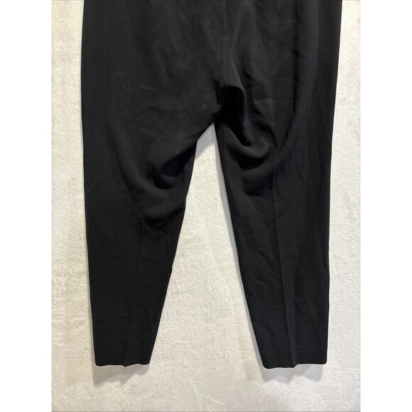 St John Caviar Black Trouser Career Wear Formal Pants Slacks Women's Size 12 - Picture 8 of 14